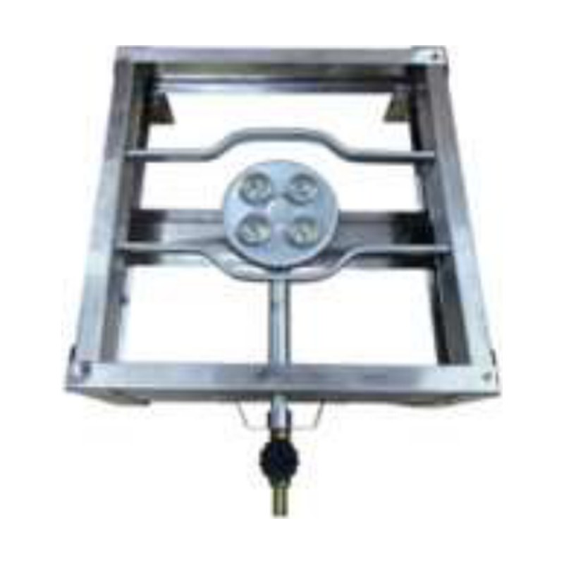 Anafe de acero inoxidable 1 hornalla