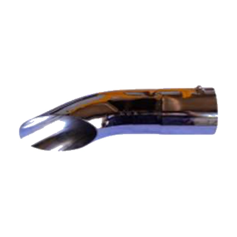 Punta de escape chanfleada curva 4" (430 mm)