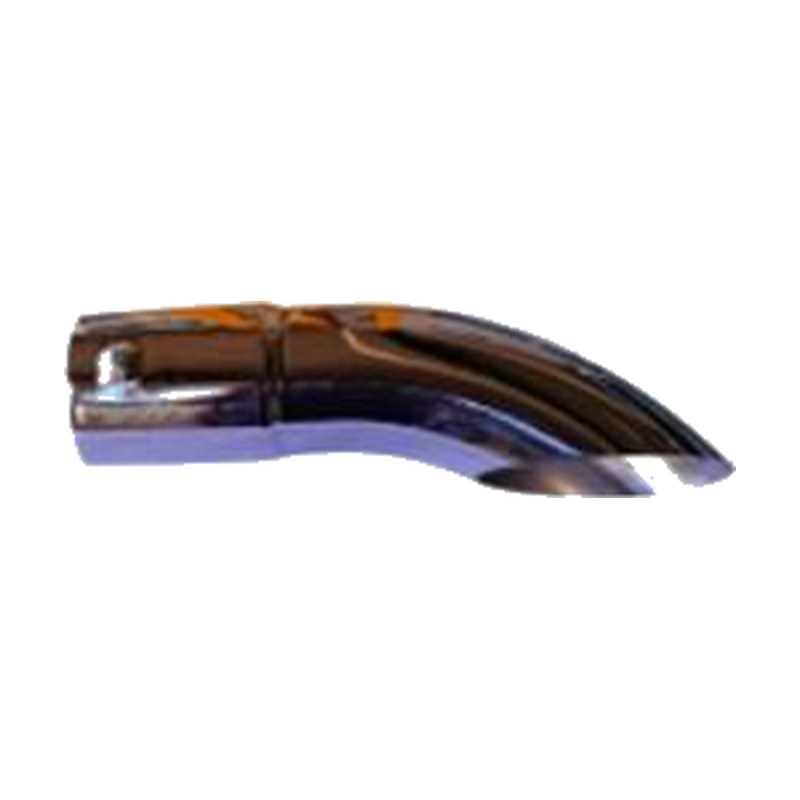 Punta de escape chanfleada curva 4 ½" (450 mm)