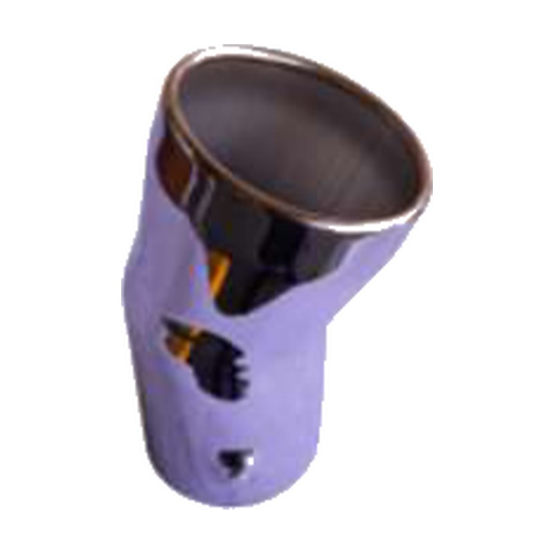 Punta de escape curva 4 ½" (290 mm)