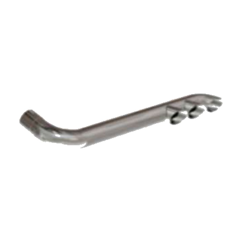 Tubo lateral cromado con 3 salidas 4 ½" x 1590 mm